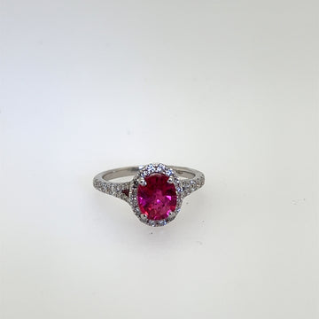 Rubellite Tourmaline Ring